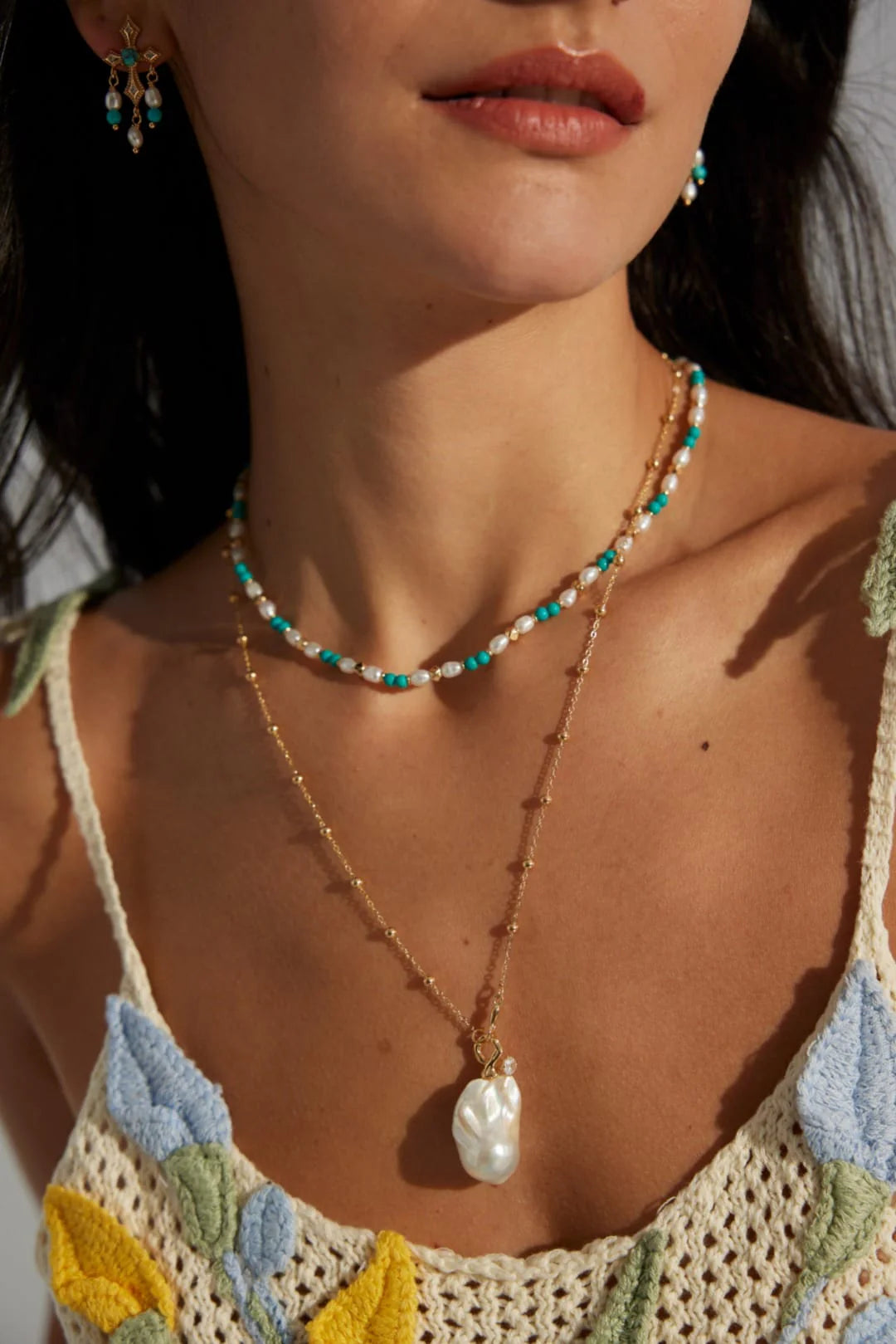 Golden Coast Baroque Pearl Necklace